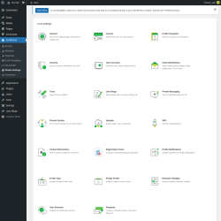 Page screenshot: ProfileGrid → Global Settings