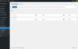 Page screenshot: User Blogs