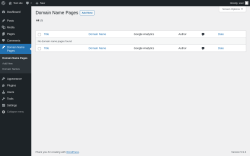 Page screenshot: Domain Name Pages