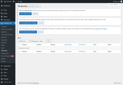 Page screenshot: Property Hive &rarr; Tenancies