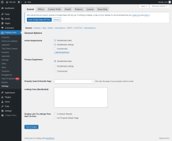 Page screenshot: Property Hive &rarr; Settings