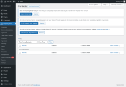 Page screenshot: Property Hive &rarr; Third Party Contacts
