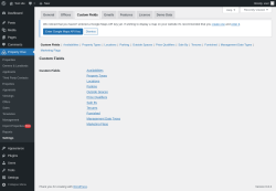 Page screenshot: Property Hive &rarr; Settings &rarr; Custom Fields