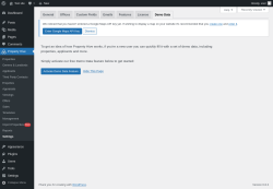 Page screenshot: Property Hive &rarr; Settings &rarr; Demo Data