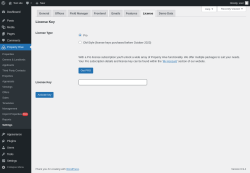 Page screenshot: Property Hive &rarr; Settings &rarr; License