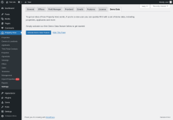 Page screenshot: Property Hive &rarr; Settings &rarr; Demo Data