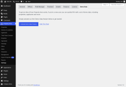 Page screenshot: Property Hive &rarr; Settings &rarr; Demo Data