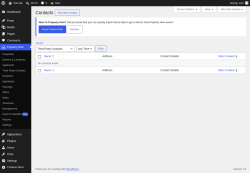 Page screenshot: Property Hive &rarr; Third Party Contacts