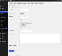 Page screenshot: Property Hive &rarr; Settings &rarr; Frontend