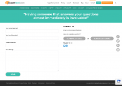 Page screenshot: Product Feed → Contact Us