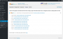 Page screenshot: Product Feed → Tutorials