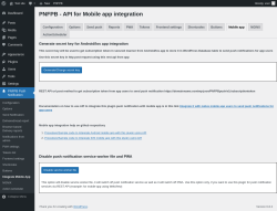 Page screenshot: PNFPB Push Notification → Integrate Mobile App