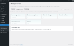 Page screenshot: PushPull &rarr; Managed Content