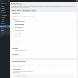 Page screenshot: PushPull &rarr; Domains