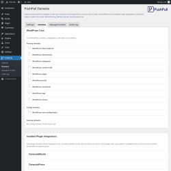 Page screenshot: PushPull &rarr; Domains