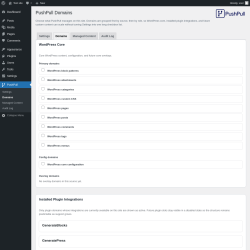 Page screenshot: PushPull &rarr; Domains