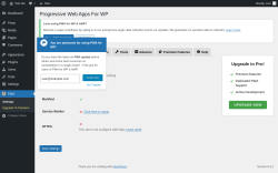 Page screenshot: PWA