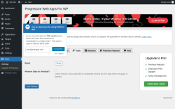 Page screenshot: PWA →  Tools