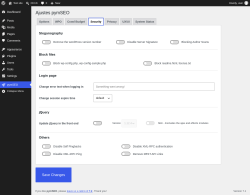 Page screenshot: pymSEO &rarr; Security