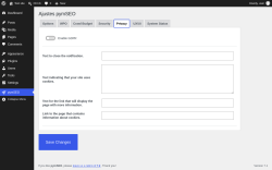 Page screenshot: pymSEO &rarr; Privacy