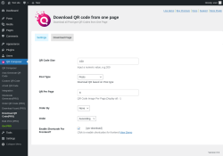 Page screenshot: QR Composer &rarr; Download QR Code(PRO)