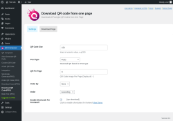 Page screenshot: QR Composer &rarr; Download QR Code(PRO)