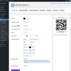 Page screenshot: QR Composer