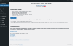 Page screenshot: QS Core Modules