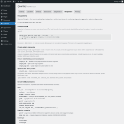 Page screenshot: Quantely &rarr; Integrations
