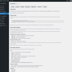 Page screenshot: Quantely &rarr; Integrations