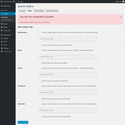 Page screenshot: Quentn &rarr; Roles