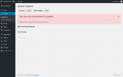 Page screenshot: Quentn &rarr; Web Tracking