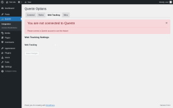 Page screenshot: Quentn &rarr; Web Tracking