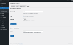 Page screenshot: Quentn &rarr; Misc
