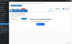 Page screenshot: WP QUADS
