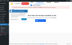 Page screenshot: WP QUADS → Sellable Ads