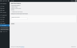 Page screenshot: DE Plugins &rarr; Quick View Products