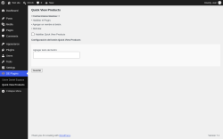 Page screenshot: DE Plugins &rarr; Quick View Products