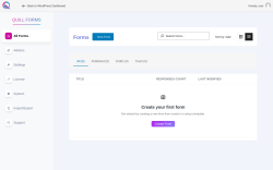 Page screenshot: Quill Forms