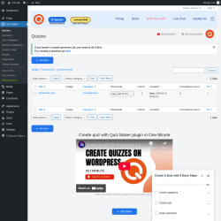 Page screenshot: Quiz Maker