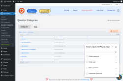 Page screenshot: Quiz Maker → Question Categories → 
            Tags        