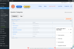 Page screenshot: Quiz Maker → Question Categories → 
            Tags        