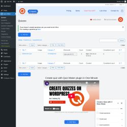 Page screenshot: Quiz Maker
