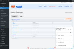 Page screenshot: Quiz Maker → Question Categories → 
            Tags        