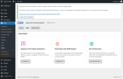 Page screenshot: QSM → About → Help