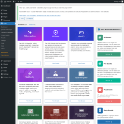 Page screenshot: QSM → Extensions