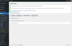 Page screenshot: QSM → Tools → Deleted Questions