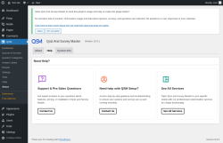 Page screenshot: QSM → About → Help