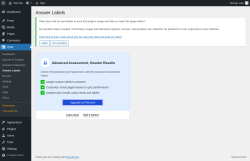 Page screenshot: QSM → Answer Labels