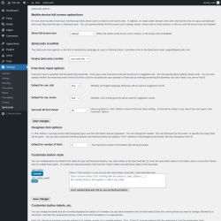 Page screenshot: Settings → Qwizcards